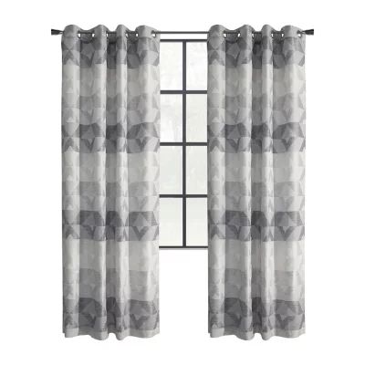 Jackson Light-Filtering Grommet Top Single Curtain Panel