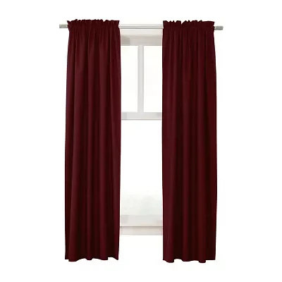 Prescott Thermalogic Rod Pocket Energy Saving Light-Filtering Set of 2 Curtain Panels
