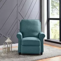 ProLounger Keaton Transitional Roll-Arm Push Back Recliner Linen