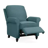 ProLounger Keaton Transitional Roll-Arm Push Back Recliner Linen