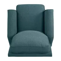 ProLounger Keaton Transitional Roll-Arm Push Back Recliner Linen