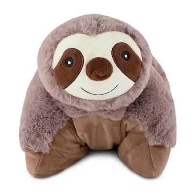 Pink Sky Warming Sloth Pillow Pet