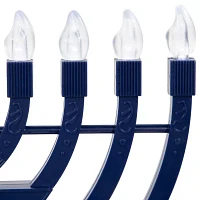 Northlight Led Star Of David Menorah Lighted Hanukkah Tabletop Decor