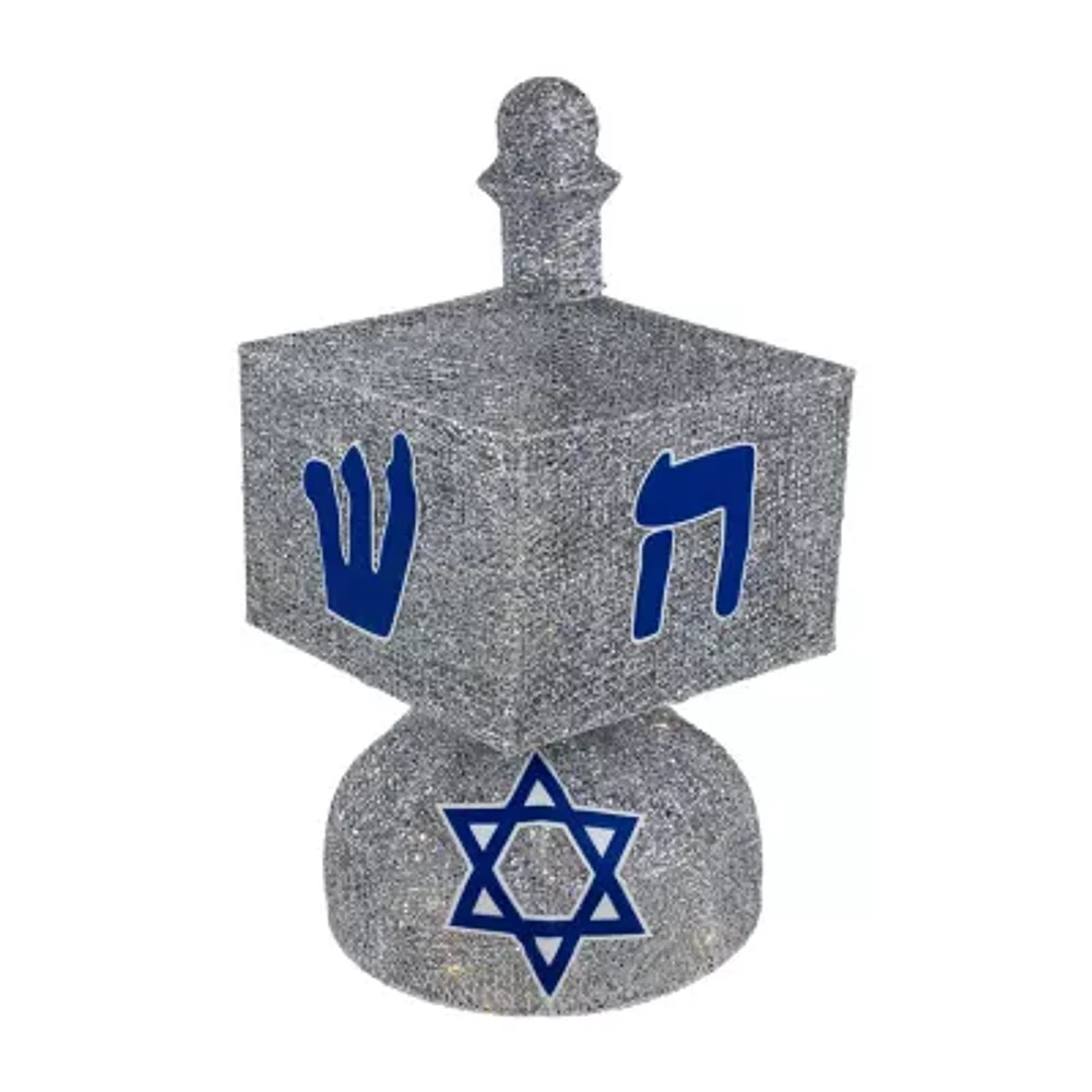 Northlight 37" Led Dreidel Hanukkah Yard Art