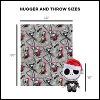 Northwest Nightmare Before Christmas Freaky Festivities Silk Touch Blanket with Hugger Set