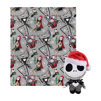 Northwest Nightmare Before Christmas Freaky Festivities Silk Touch Blanket with Hugger Set