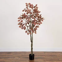 Nearly Natural 6'  Brown Dogwood Indoor Artificial Tree