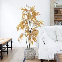 Nearly Natural 5' Orange Eucalyptus Indoor Artificial Tree