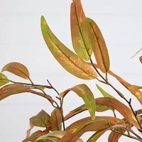 Nearly Natural 5' Orange Eucalyptus Indoor Artificial Tree