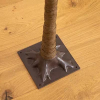 Nearly Natural 6' Orange Prelit Maple Artificial Tree