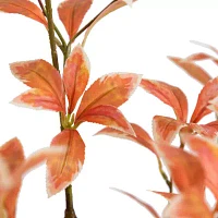 Nearly Natural 4.5' Orange Pieris Indoor Artificial Tree