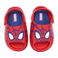 Disney Collection Boys Spiderman Slide Sandals