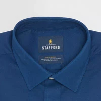 Stafford Sweat Repel Mens Regular Fit Long Sleeve Dress Shirt