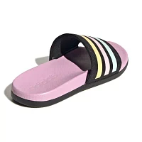 adidas Little & Big Girls Adilette Comfort Slide Sandals
