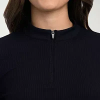 Antigua Venice Womens Long Sleeve Golf Mock Neck Top