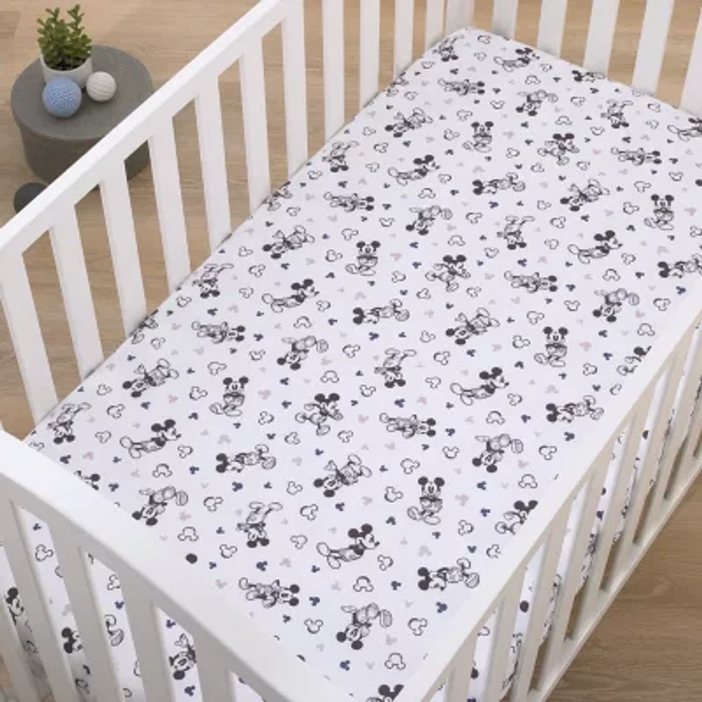 Disney Mickey Mouse Crib Sheet