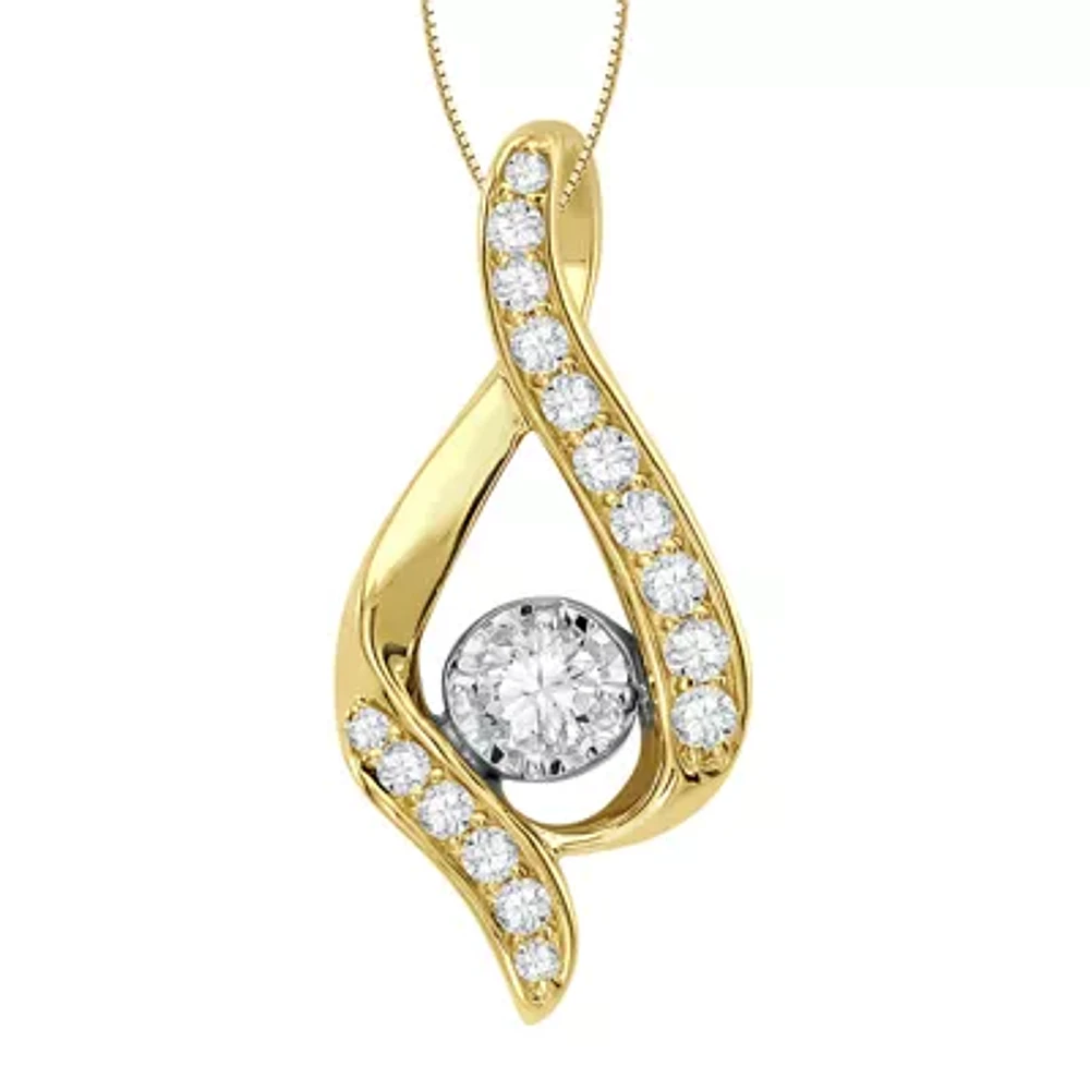 Sirena® 3/8 CT.T.W. Natural Diamond Pendant Necklace