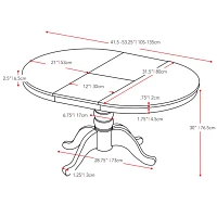 Dillon Extendable Oval Dining Table