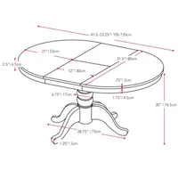 Dillon Extendable Oval Dining Table