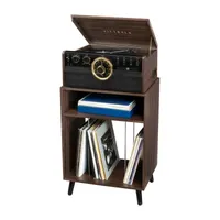 Victrola VTA-270S-ESP Entertainment Stand with Record Holder