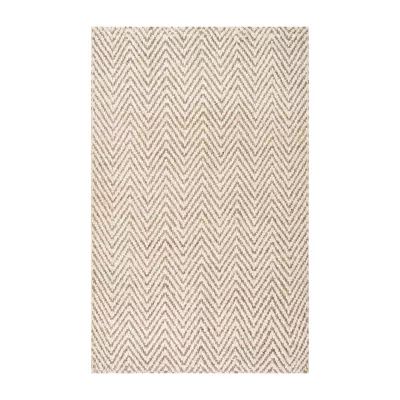 nuLoom Hand Woven Vania Chevron Jute Rug