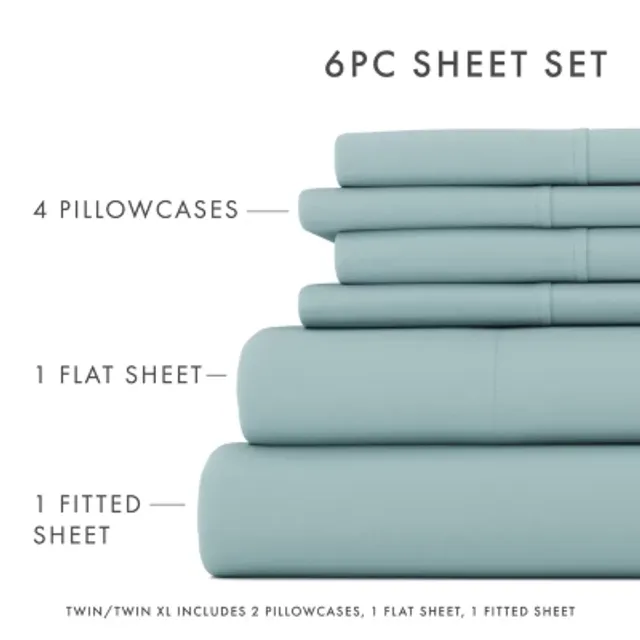 Casual Comfort™ Premium Ultra Soft Microfiber Wrinkle Free Sheet  Set-JCPenney