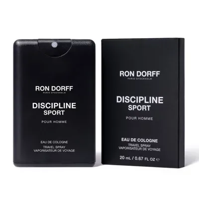 Ron Dorff Discipline Sport Pour Homme Eau De Cologne Travel Spray, 0.67 Oz
