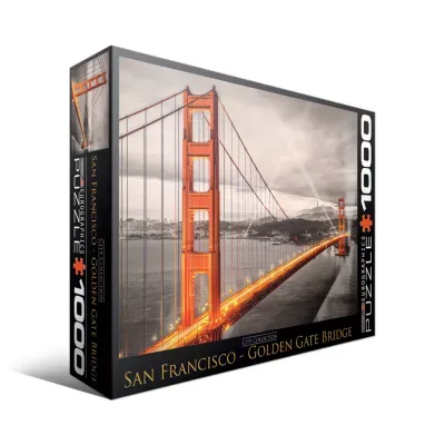 Eurographics Inc City Collection - San Francisco -Golden Gate Bridge: 1000 Pcs