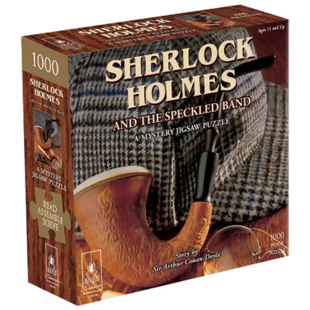 University Games Sherlock Holmes & The Speckled Band Mystery Jigsaw Puzzle: 1000 Pcs