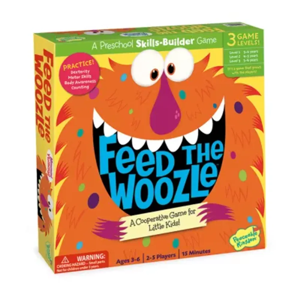 Peaceable Kingdom Feed The Woozle Board Game