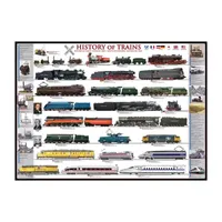 Eurographics Inc History of Trains: 1000 Pcs