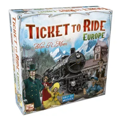 Days Of Wonder Ticket To Ride Europe Board Game