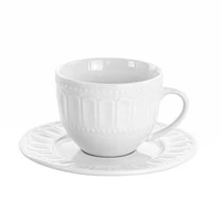 Elama Charlotte 6-pc Mug & Saucer Set