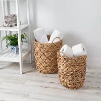 Honey Can Do Natural Round Baskets (Set Of 2)