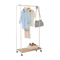 Honey Can Do White Rolling Clothes Rack