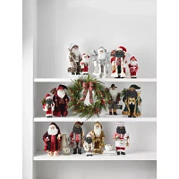 North Pole Trading Co. 18in List Santa Figurine