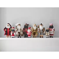 North Pole Trading Co. 18in List Santa Figurine