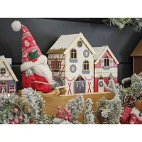 North Pole Trading Co. 4-pc. Nesting Ski Village Christmas Tabletop Decor