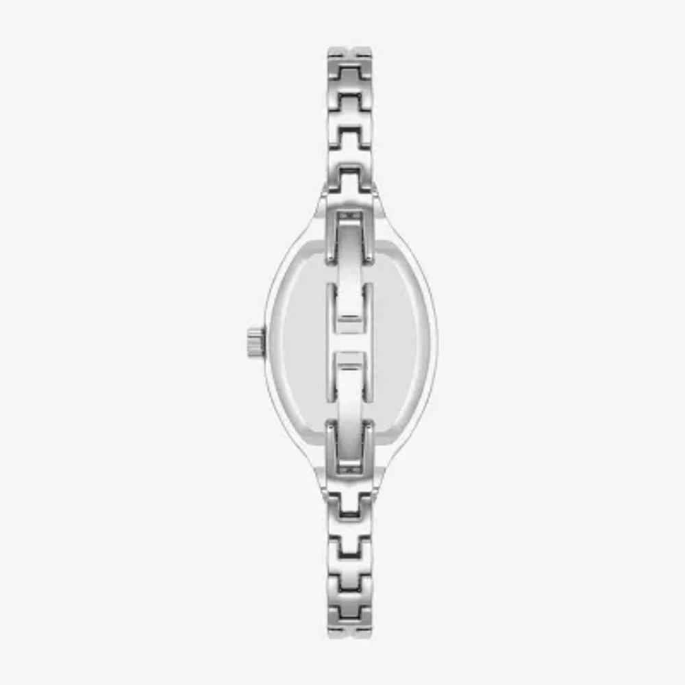 Armitron Womens Crystal Accent Silver Tone Bracelet Watch 75/5902mpsv