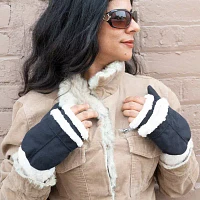 Isotoner Microsuede Flip Mittens