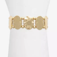 Bold Elements Gold Tone Stretch Bracelet