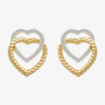 Mixit Hypoallergenic 19mm Heart Stud Earrings