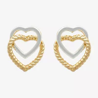 Mixit Hypoallergenic 19mm Heart Stud Earrings