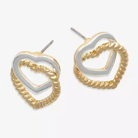 Mixit Hypoallergenic 19mm Heart Stud Earrings