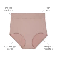Warners No Pinching.No Problems.® Average + Full Figure Brief Panty 05738