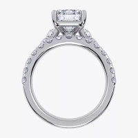 (G-H / Si1-Si2) Womens 4 CT. T.W. Lab Grown White Diamond 14K Gold Bridal Set