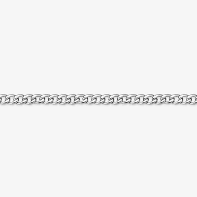 Mens Stainless Steel 7mm Curb Chain Necklace