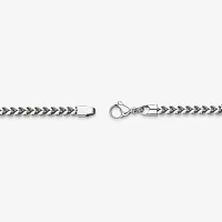 Mens Stainless Steel 4mm Foxtail Chain Necklace