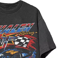 Mens Short Sleeve Van Halen Racing Graphic T-Shirt