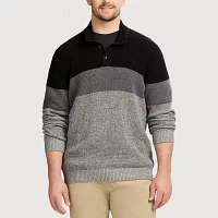 IZOD Big and Tall Mens Mock Neck Long Sleeve Pullover Sweater